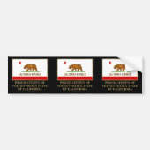 Der stolze Bürger Kaliforniens Autoaufkleber (Vorne)