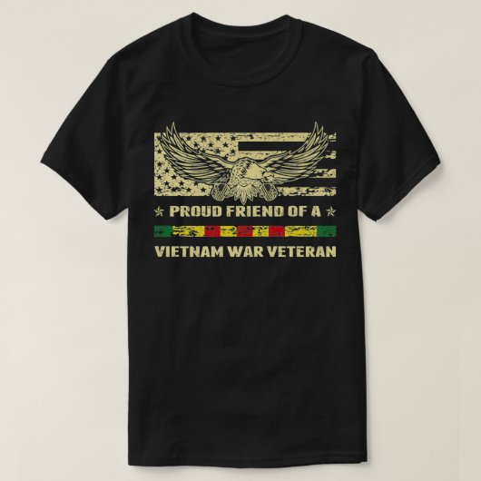 Der stolze Freund eines vietnamesischen Veteranen T-Shirt (Design vorne)