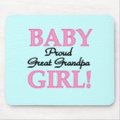Der stolze Großvater der Girl-T - Shirt und -Gesch Mousepad (Vorne)