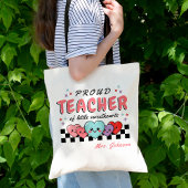 Der stolze Lehrer des Sweethearts Valentinstag Tragetasche