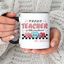 Der stolze Lehrer von Sweethearts Valentinstag ros