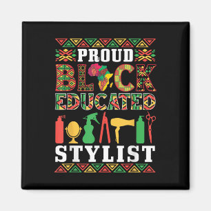 Der stolze schwarze Stylist, amerikanischer afrika Magnet