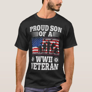 Der stolze Sohn eines Veteranen des Zweiten Weltkr T-Shirt