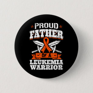 Der stolze Vater einer Leukämie Warrior Vater Bewu Button