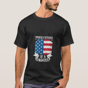 Der stolze Vater eines Veteranen-Vaters Funny Fath T-Shirt