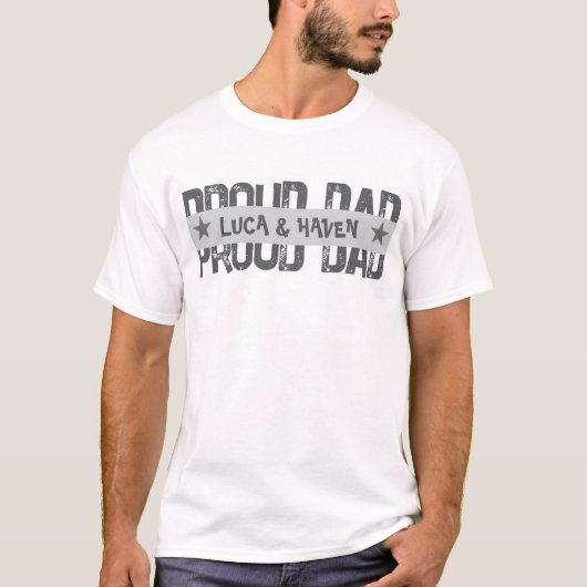 Der stolze Vater-T - Shirt des Vaters (Vorderseite)