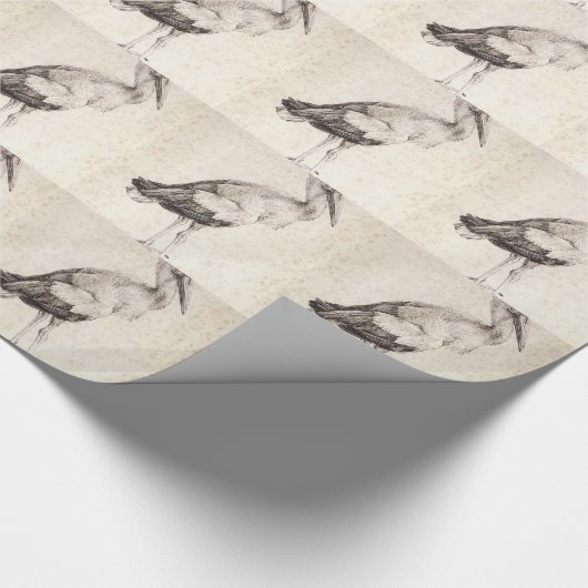 Der Storch durch Albrecht Durer Geschenkpapier (Ecke)
