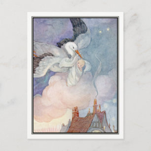 Der Stork von Anne Anderson Postkarte