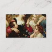 Der Storyteller, 1874 (Öl auf Leinwand) Visitenkarte (Rückseite)