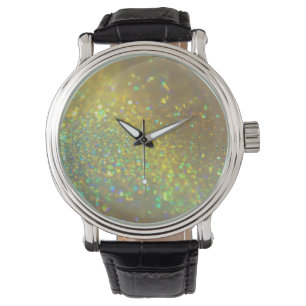 Der strahlende Holografischer Opal Armbanduhr