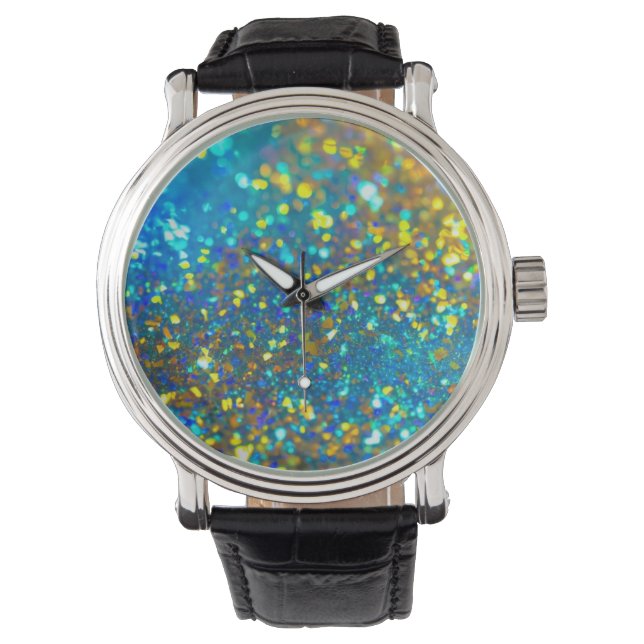 Der strahlende Holografischer Opal Armbanduhr (Vorderseite)