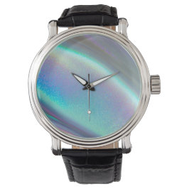 Der strahlende Holografischer Opal Armbanduhr