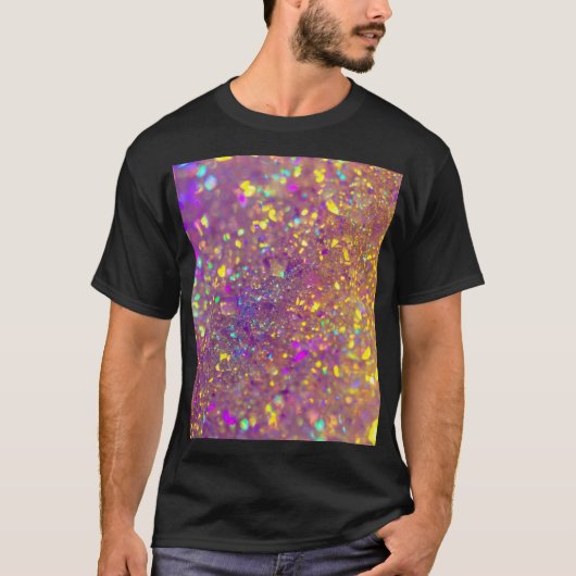 Der strahlende Holografischer Opal T-Shirt (Vorderseite)