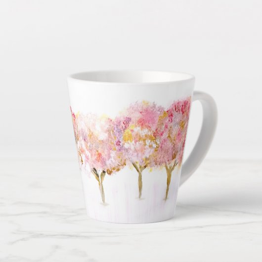 Der strahlende Rote Kaffeecup im Winter Milchtasse (Rechte Ecke)