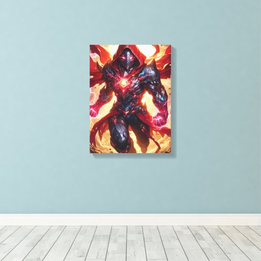 Der Strahlforscher Leinwanddruck (Insitu (Holzboden))