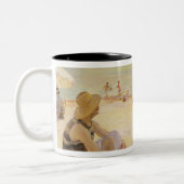 Der Strand, 1929 Zweifarbige Tasse (Links)