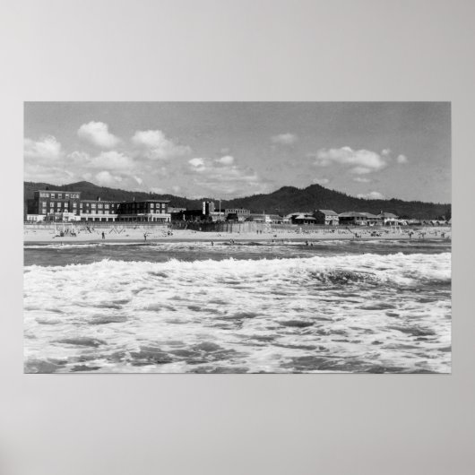 Der Strand am Meer, Oregon-Foto Poster (Vorne)