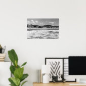 Der Strand am Meer, Oregon-Foto Poster (Heimbüro)