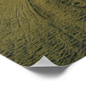 Der Strand am Morgen Poster (Ecke)