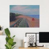 DER STRAND AM STRAND VON FLAGLER POSTER (Heimbüro)