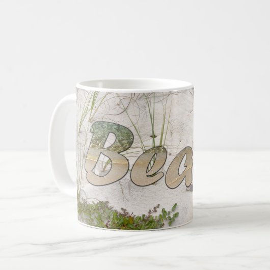 Der Strand auf deiner Tasse (Vorderseite Links)