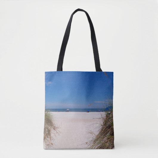 Der Strand auf einer Tasche (Vorderseite)
