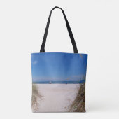 Der Strand auf einer Tasche (Rückseite)
