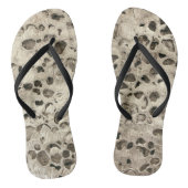 Der Strand aus betoniertem Stein Badesandalen (Fußbett)