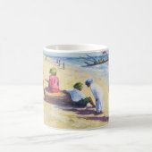 Der Strand bei Abene Senegal 1997 Kaffeetasse (Mittel)