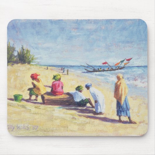 Der Strand bei Abene Senegal 1997 Mousepad (Vorne)