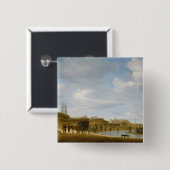 Der Strand bei Egmond-an-Zee Button (Vorne & Hinten)