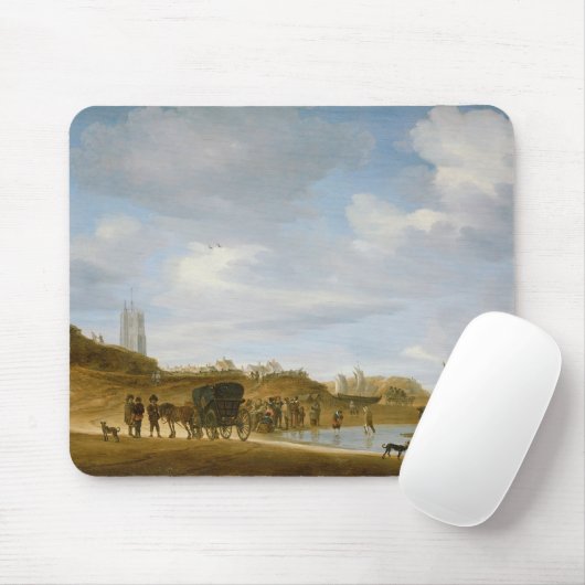 Der Strand bei Egmond-an-Zee Mousepad (Mit Mouse)