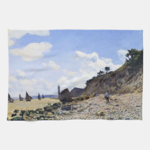 Der Strand bei Honfleur, Claude Monet 1865 Küchentuch