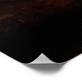 Der Strand bei Nacht Poster (Ecke)