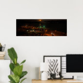 Der Strand bei Nacht Poster (Heimbüro)