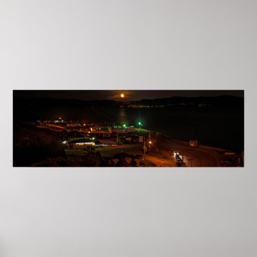 Der Strand bei Nacht Poster (Vorne)