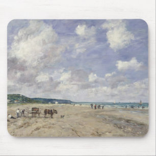 Der Strand bei Tourgeville, 1893 Mousepad