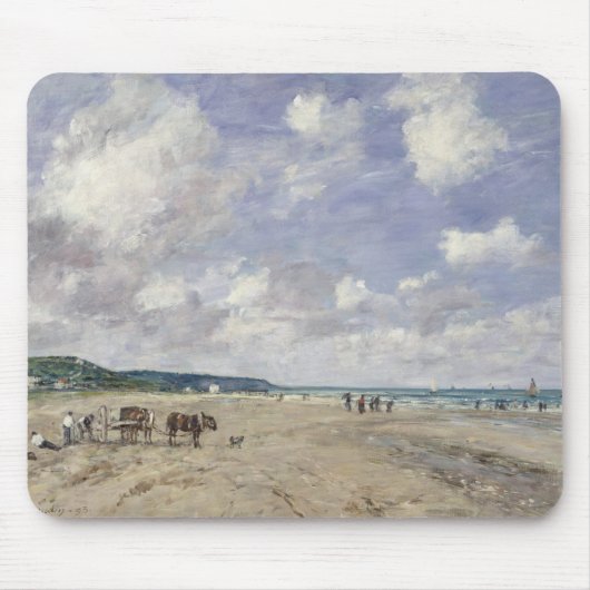 Der Strand bei Tourgeville, 1893 Mousepad (Vorne)