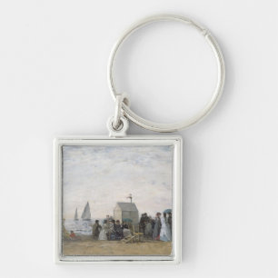 Der Strand bei Trouville, 1867 Schlüsselanhänger