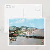 Der Strand, Cape May NJ, Vintag Postkarte (Vorne/Hinten)