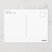 Der Strand, Cape May NJ, Vintag Postkarte (Rückseite)