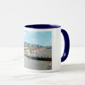 Der Strand, Cape May NJ, Vintag Tasse (VorderseiteRechts)