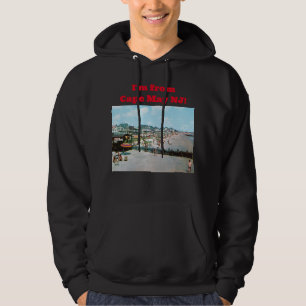 Der Strand, Cape May NJ, Vintage Hoodie