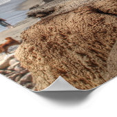 Der Strand der Klippen Poster (Ecke)
