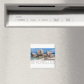 Der Strand der Seychellen auf La Digue Magnet (In Situ (Geschirrspüler))