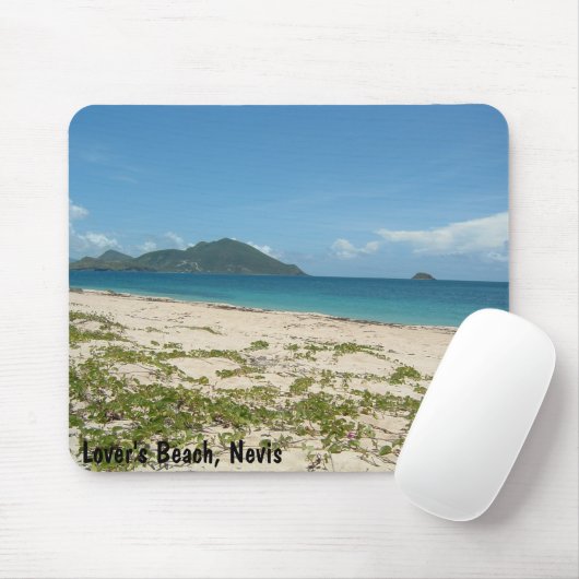 Der Strand des Liebhabers, Nevis Mousepad (Mit Mouse)