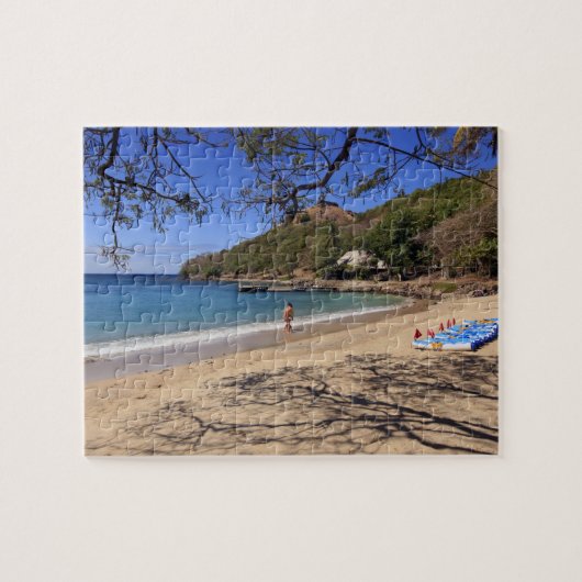 Der Strand des Pigeon Island National Park Puzzle (Horizontal)