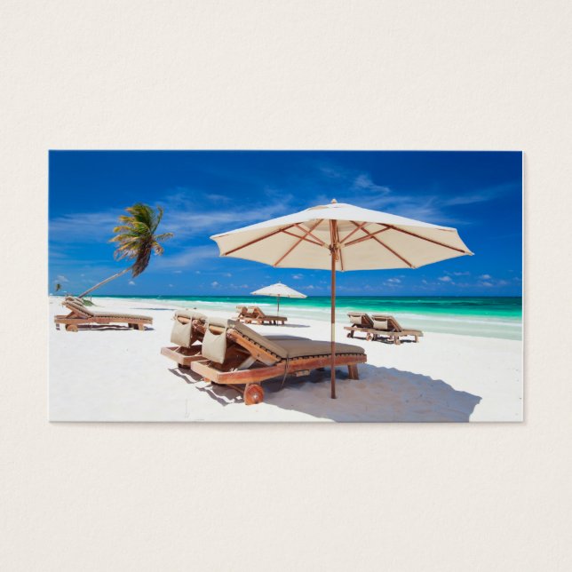 Der Strand des Resorts (Vorderseite)