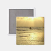 Der Strand des Sunset Magnet (Vorderseite/Rückseite)