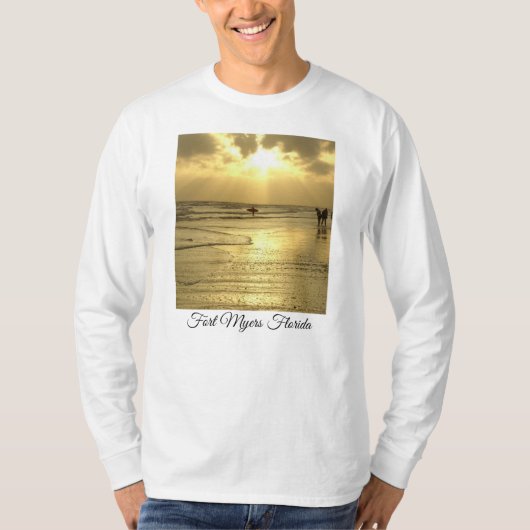 Der Strand des Sunset T - Shirt (Vorderseite)